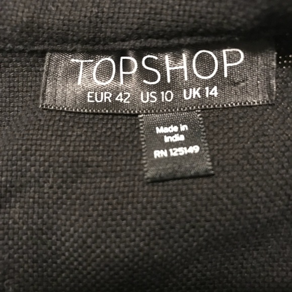 Topshop embroidered canvas skirt - Picture 4 of 5
